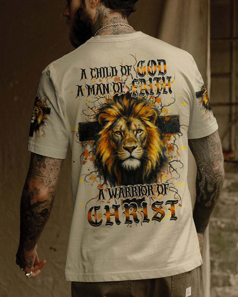 A Warrior Of Christ Men's All Over Print Shirt - Yhhn1405243