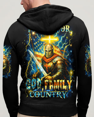 I Stand For God Family Country Men's All Over Print Shirt - Yhhn1704254