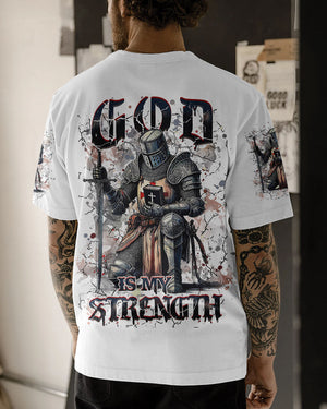 God Is My Strength Warrior Men's All Over Print Shirt - Yhhn1803253