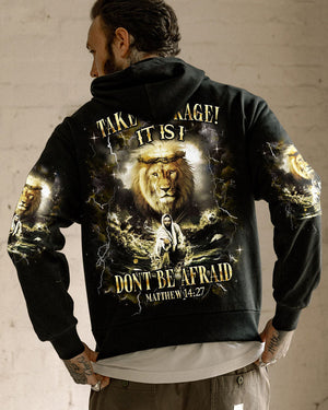 Take Courage It Is I Lion Jesus Men's All Over Print Shirt - Yhhn1911252