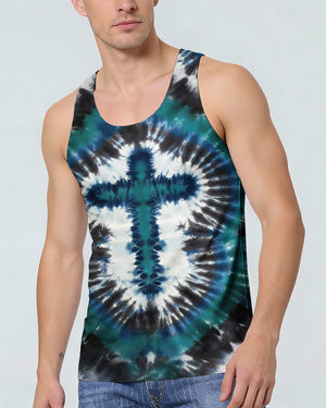 Tie Dye Cross Men's All Over Print Shirt - Yhhn1912252