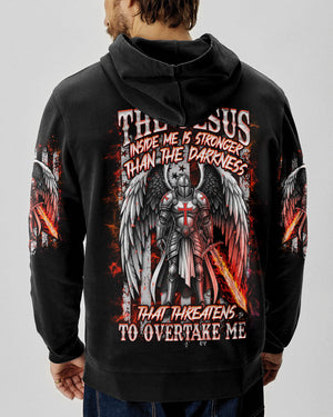 The Jesus Inside Me Is Stronger Warrior Men's All Over Print Shirt - Yhhn2011251