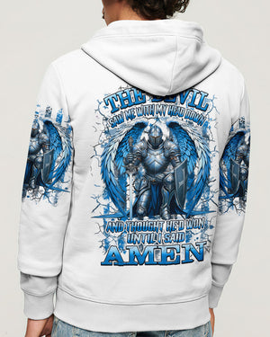 The Devil Saw Me With My Head Down Warrior Men's All Over Print Shirt - Yhhn2111252