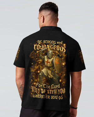 Be Strong And Courageous Men's All Over Print Shirt - Yhhn2204253