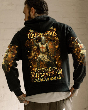 Be Strong And Courageous Men's All Over Print Shirt - Yhhn2204253