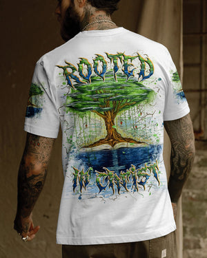 Rooted In Christ Men's All Over Print Shirt - Yhhn2210242