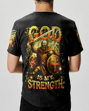 God Is My Strength Men's All Over Print Shirt - Yhhn2304253