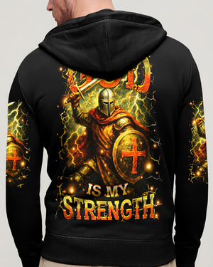God Is My Strength Men's All Over Print Shirt - Yhhn2304253
