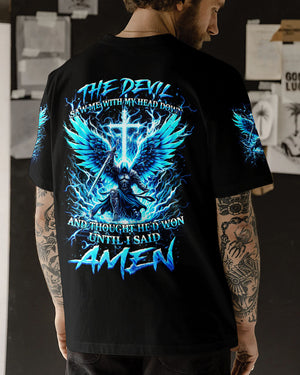 The Devil Caught Me With My Head Down Men's All Over Print Shirt - Yhhn2802242