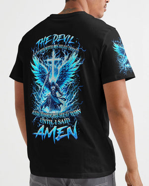 The Devil Caught Me With My Head Down Men's All Over Print Shirt - Yhhn2802242