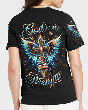 God Is My Strength Women's All Over Print Shirt - Yhkd1912232