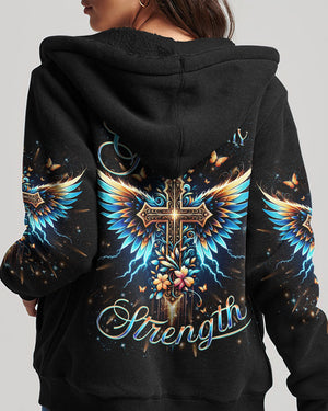 God Is My Strength Women's All Over Print Shirt - Yhkd1912232
