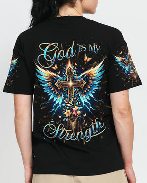 God Is My Strength Women's All Over Print Shirt - Yhkd1912232