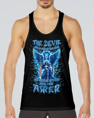 The Devil Saw Me With My Head Down Men's All Over Print Shirt - Yhln0111243