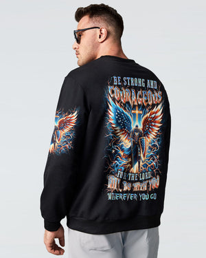 Be Strong And Courageous Men's All Over Print Shirt - Yhln0205242