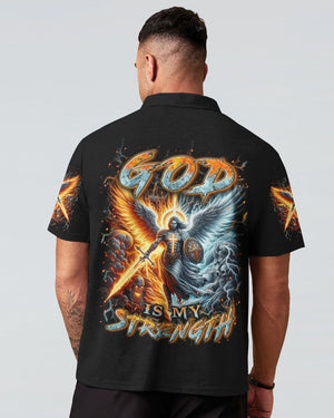 God Is My Strength Men's All Over Print Shirt - Yhln0403242