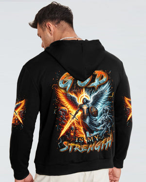 God Is My Strength Men's All Over Print Shirt - Yhln0403242