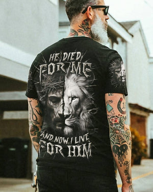 He Died For Me Men's All Over Print Shirt - Yhln0403252