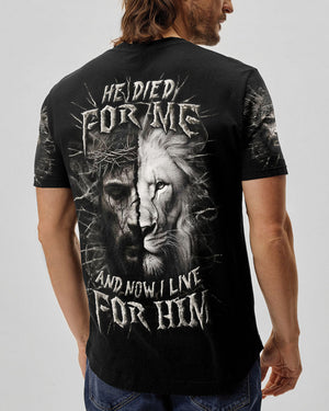 He Died For Me Men's All Over Print Shirt - Yhln0403252