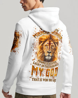 Way Maker Miracle Worker Cross Lion Men's All Over Print Shirt - Yhln0409252