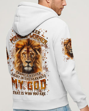 Way Maker Miracle Worker Cross Lion Men's All Over Print Shirt - Yhln0409252