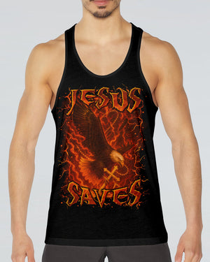 Jesus Saves Men's All Over Print Shirt - Yhln0906254