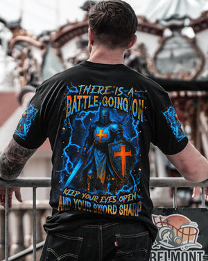 Keep Your Eyes Open And Your Sword Sharp Men's All Over Print Shirt - Yhln1007253