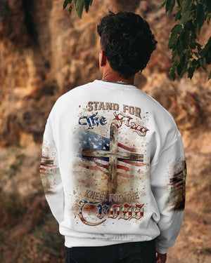 Stand For The Flag Kneel For The Cross Men's All Over Print Shirt - Yhln1206241