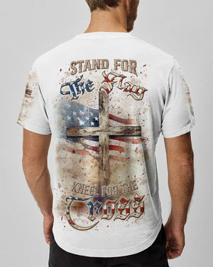 Stand For The Flag Kneel For The Cross Men's All Over Print Shirt - Yhln1206241