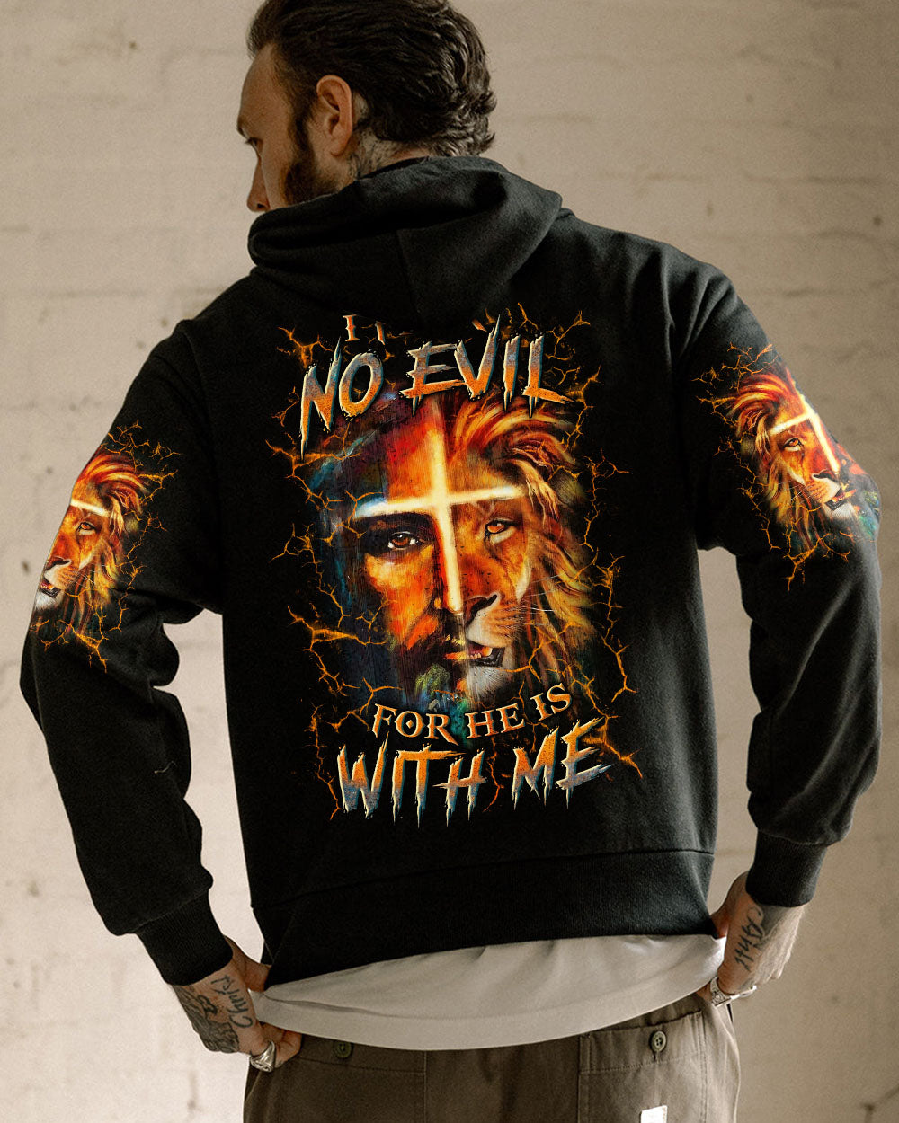 I Fear No Evil For He Is With Me Men's All Over Print Shirt - Yhln1302251