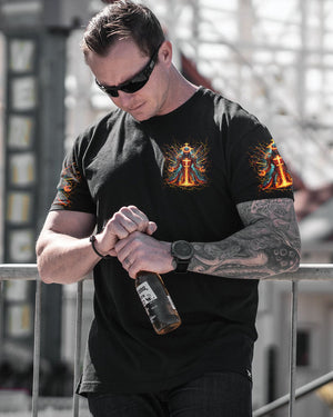 The Devil Caught Me With My Head Down Men's All Over Print Shirt - Yhln1505244