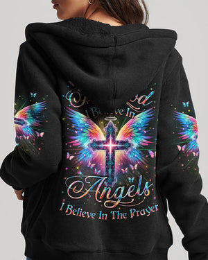 I Believe In God I Believe In Angels Women's All Over Print Shirt - Yhln1901242
