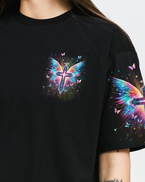I Believe In God I Believe In Angels Women's All Over Print Shirt - Yhln1901242