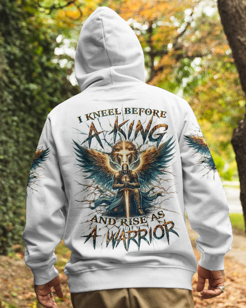 I Kneel Before The King And Rise As A Warrior Men's All Over Print Shirt - Yhln1902252