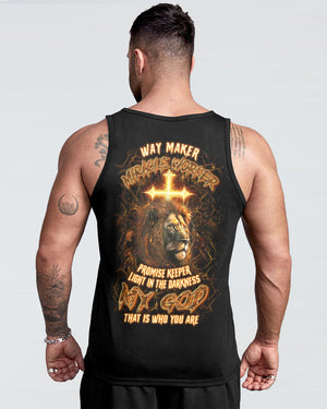 Way Maker Miracle Worker Cross Lion Men's All Over Print Shirt - Yhln1903244