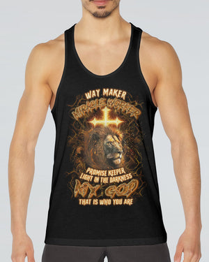 Way Maker Miracle Worker Cross Lion Men's All Over Print Shirt - Yhln1903244
