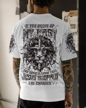 Jesus Dropped The Charges Lion Men's All Over Print Shirt - Yhln1907243