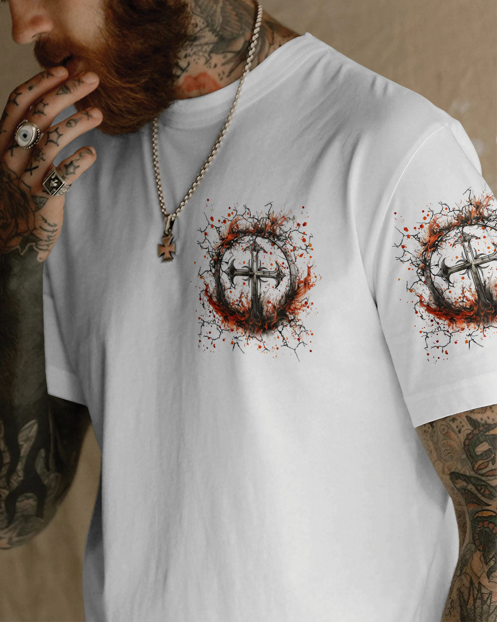 No Matter The Storm Men's All Over Print Shirt - Yhln2207243