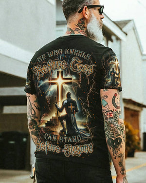 He Who Kneels Before God Warrior Men's All Over Print Shirt - Yhln2208243