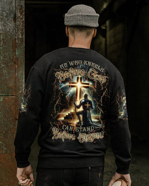 He Who Kneels Before God Warrior Men's All Over Print Shirt - Yhln2208243