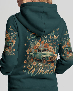 Jesus Take The Wheel Flowers Women's All Over Print Shirt - Yhln2211231