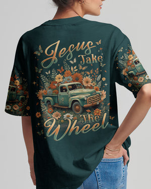 Jesus Take The Wheel Flowers Women's All Over Print Shirt - Yhln2211231