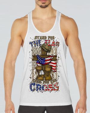 Stand For The Flag Kneel For The Cross Men's All Over Print Shirt - Yhln2305251