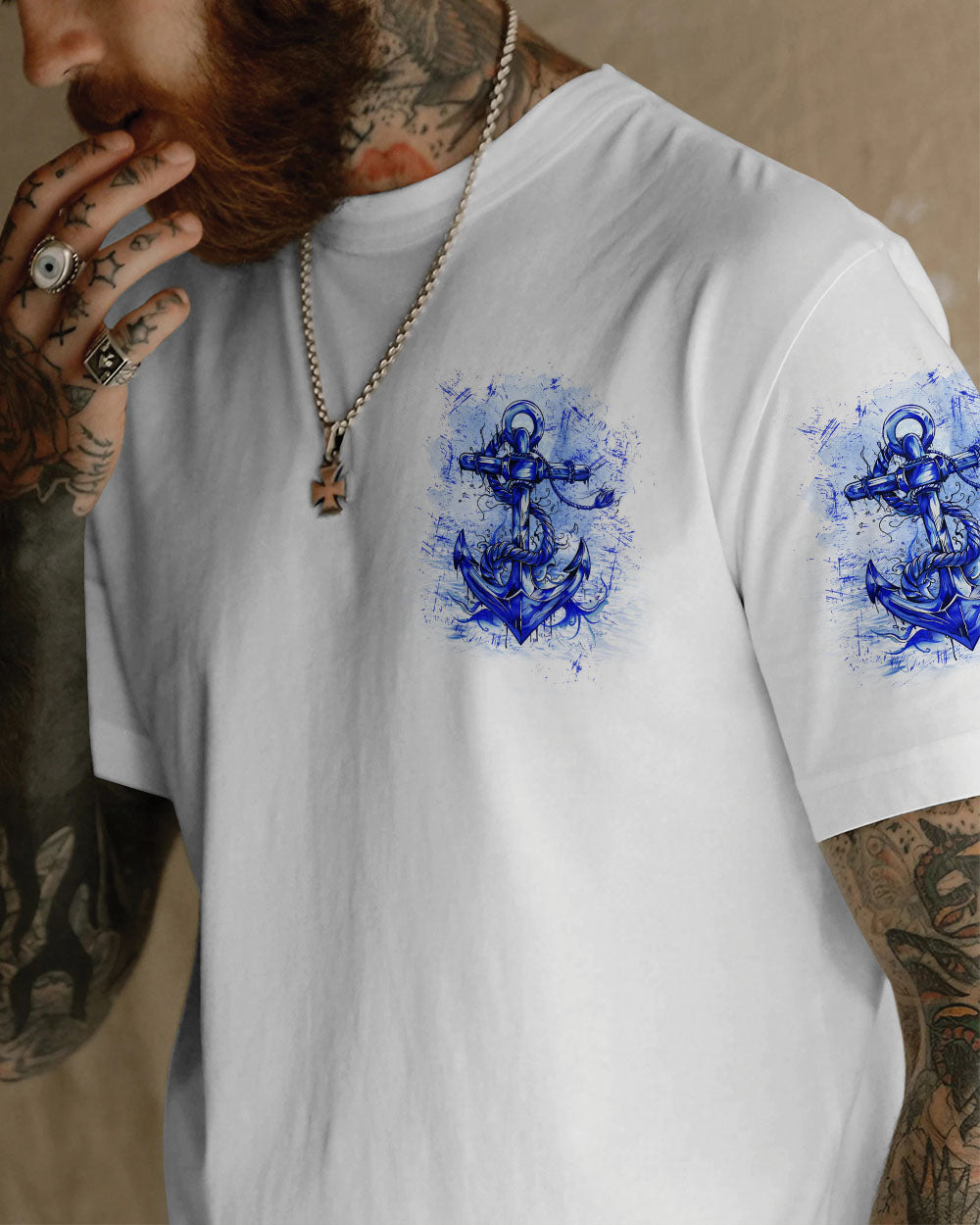 Jesus Is The Anchor Of My Soul Men's All Over Print Shirt - Yhln2407243