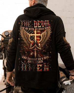 The Devil Caught Me With My Head Down Men's All Over Print Shirt - Yhln2407254