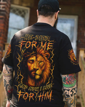 He Died For Me Men's All Over Print Shirt - Yhln2504252
