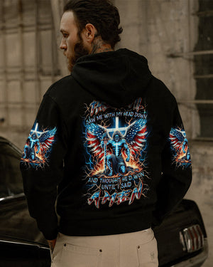 The Devil Caught Me With My Head Down Men's All Over Print Shirt - Yhln2604241