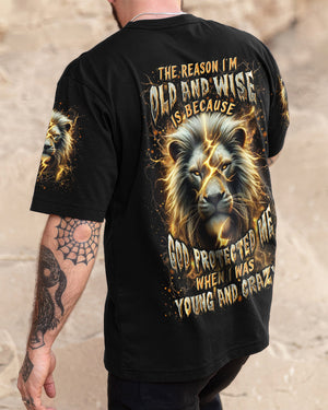 The Reason I’m Old And Wise Lion Men's All Over Print Shirt - Yhln2612253