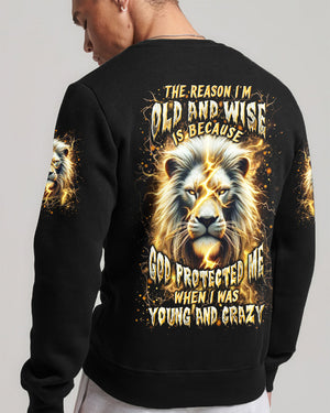 The Reason I’m Old And Wise Lion Men's All Over Print Shirt - Yhln2612253