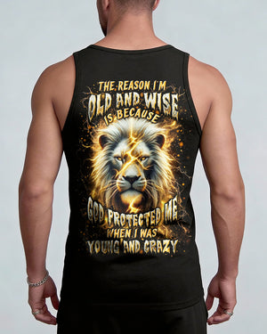 The Reason I’m Old And Wise Lion Men's All Over Print Shirt - Yhln2612253
